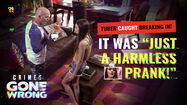 Teen's Harmless Joke Turns into Blowjob and Cumshot