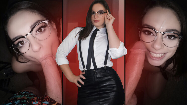 POV Oral Sex with Young Sophia Burns