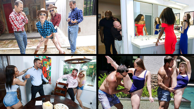 Foursome Fun with Riley, Katie, Megan, and Kenzie