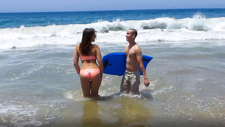 California Beach Fucking: James Bang and Blair Williams
