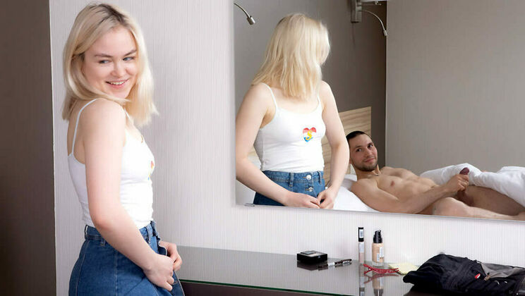 Maya Morgan's Small Tits Get Cumshot