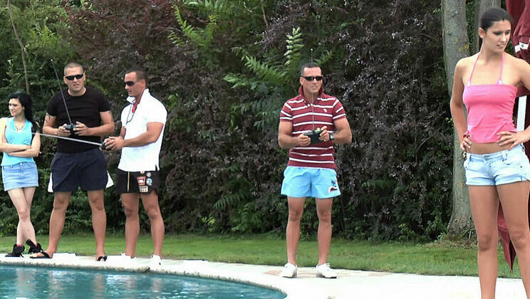 Outdoor Sex Party with Miho and Diana