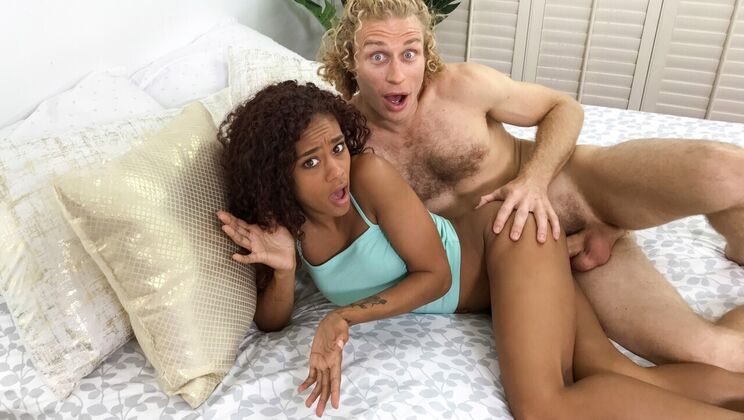 Interracial Cheating with a Dildo