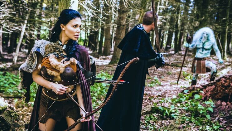 Deepthroat and Facial with Aletta Ocean - Storm Of Kings XXX