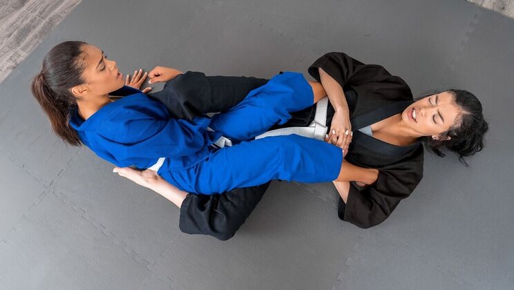 Latina Lesbians Scarlit and Savannah in Rough Sex