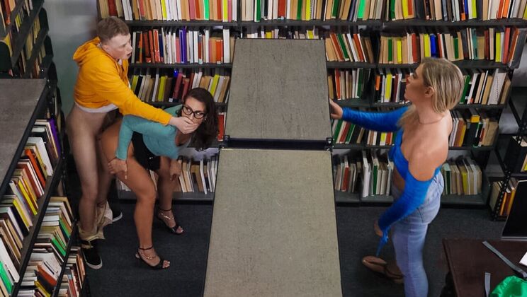 Glasses Girl Krissy Knight Sucks Cock