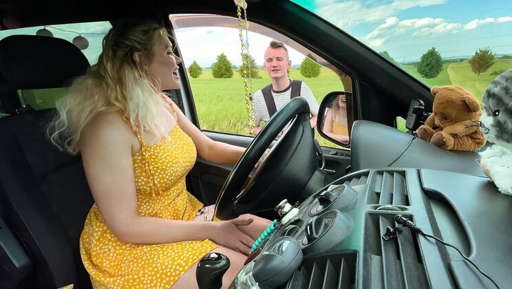 Missionary Fucking in the Car