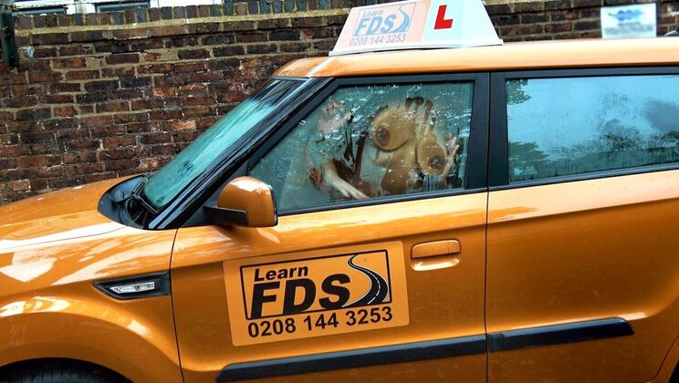 Young Black Girl Learns Blowjob Skills