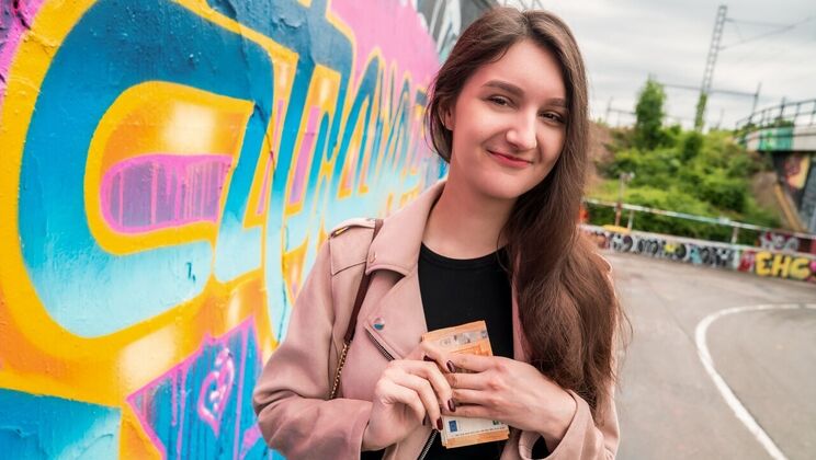 Natural Tits Student Enjoys Doggystyle