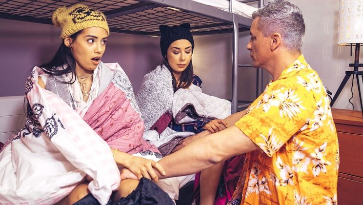 Interracial Threesome: Andreina, Steve, and Freya