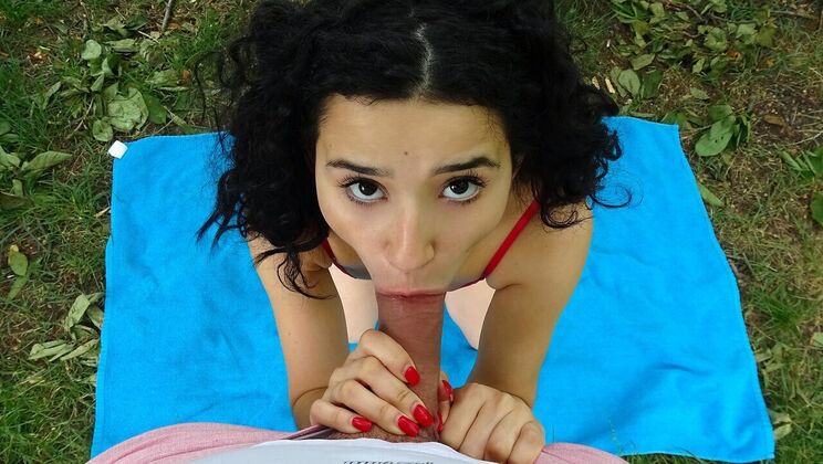 Outdoor Fucking with Tight Spanish Pussy in Doggystyle