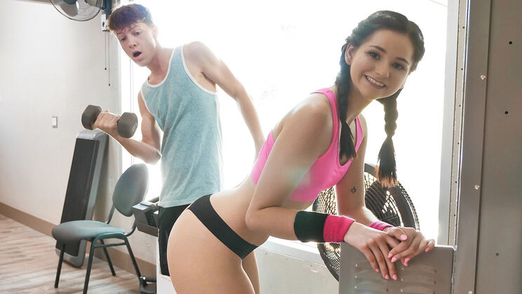 Hot Fitness Sex - P90Sex with Rion and Violet