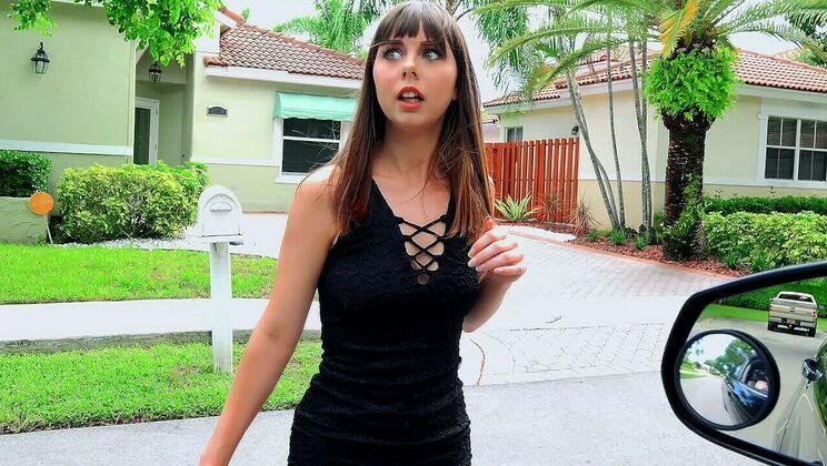 Teen Cutie Gets Roadside Fuck