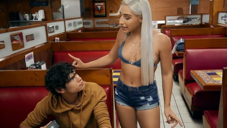 Just Desserts for Cheating Blonde Abella Danger