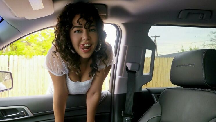 Big Tit Brunette's Outdoor Fuck