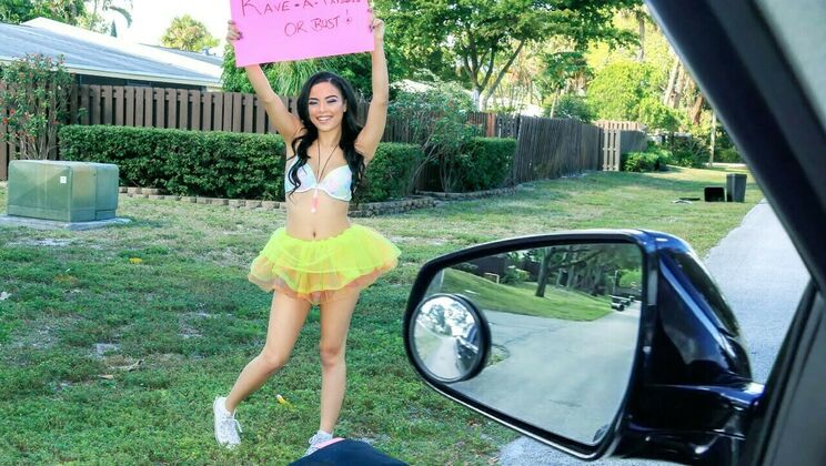 Ebony Raver Outdoor Fucking