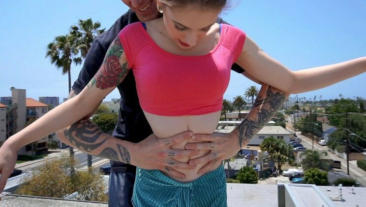 Cutie Enjoys Handjob and Vibrator Action