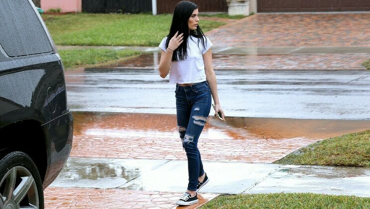 Cowgirl Style Sex with Small Tits Girl