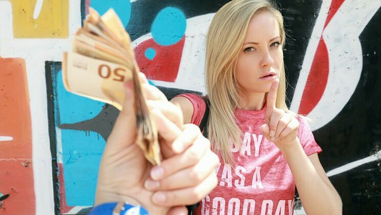 Petite Blonde Gets Fucked in Missionary