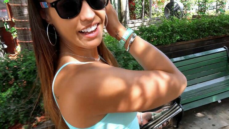 Cameraman Gets a Deepthroat from Blonde Beauty