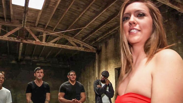 Maddy O'Reilly's 12 Guy Blowjob Frenzy BTS