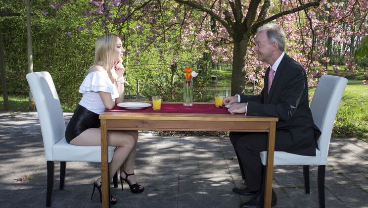 Young Blonde's Cum Swallowing Fun