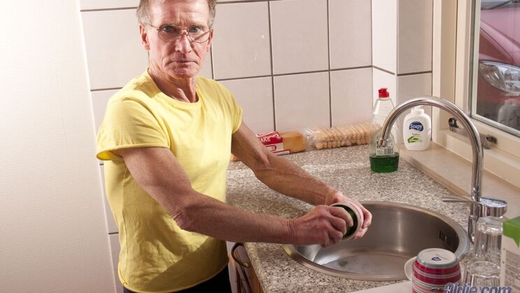 Denise Sky's Kitchen Blowjob Adventure with John