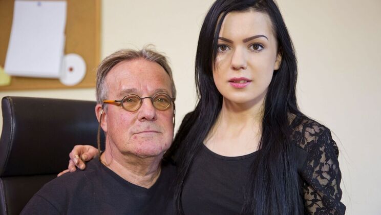 Skinny Teen in Stockings Gets Doggystyle