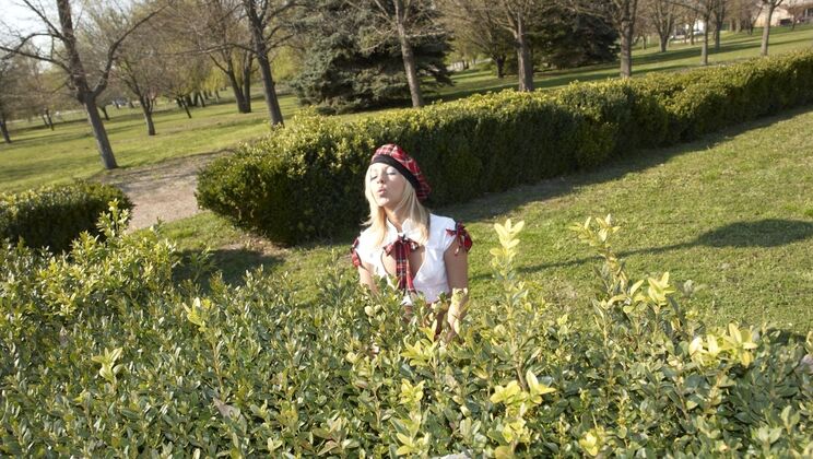 Doggystyle Fucking with Pierced Blonde Candy