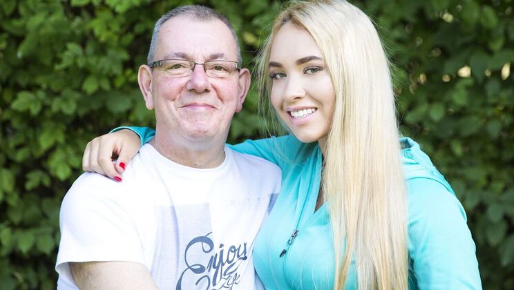 Blonde Girl in Close Up