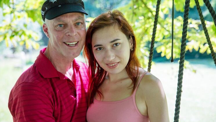 Redhead Babe's Striptease and Sex