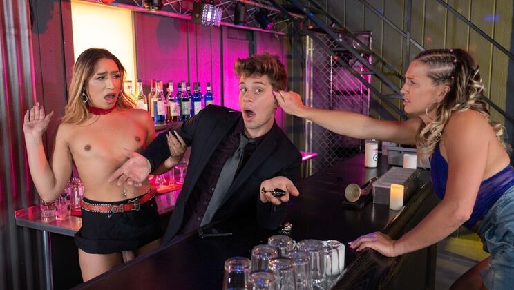 Barmaid Gets Pounded in Cowgirl Position