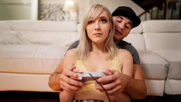 Blonde Stepsister Licked