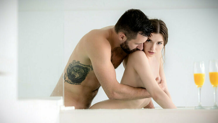 Toe Sucking and Handjob: A Couple's Play