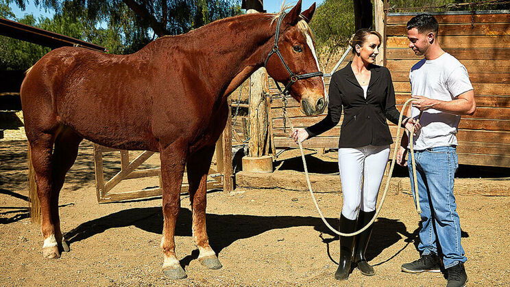 Seth Gamble Gets Cum in Mouth from Brett Rossi