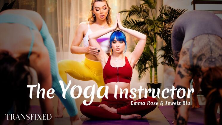 Shemale Yoga Instructor Seduces