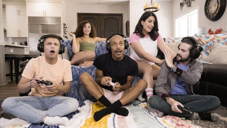Gaming Session Turns into Orgy