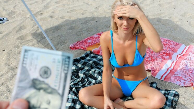 First Public Sex for Blonde Babe