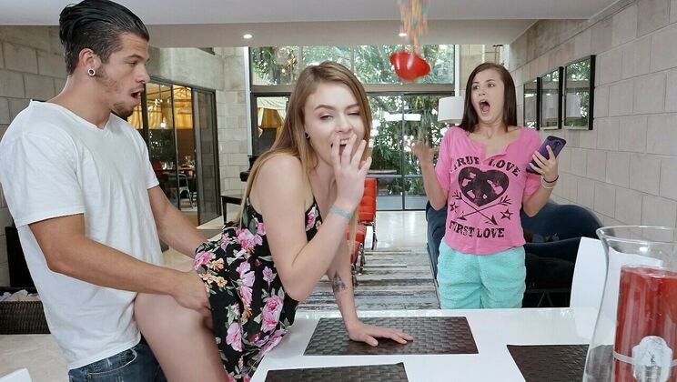 Threesome with Two Girls and One Big Cock: Blowjob, Handjob, and More