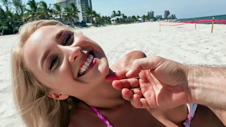 Beach Fuck with Pierced Girl