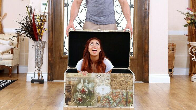 Brunette Latina Rides Cock in Cowgirl Position