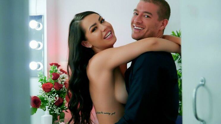 Creampie Makeup with Brunette Babe