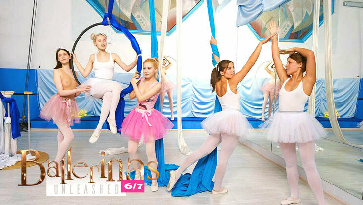 Sexy Ballerinas Lick Pussy