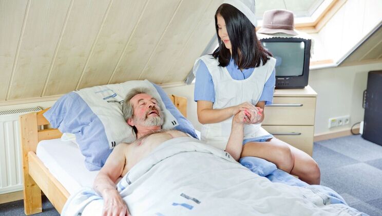 Young and Old in Intimate Encounter