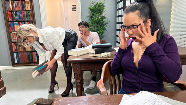 Library Liaisons: Diego Perez and Christina Savoy Get Naughty