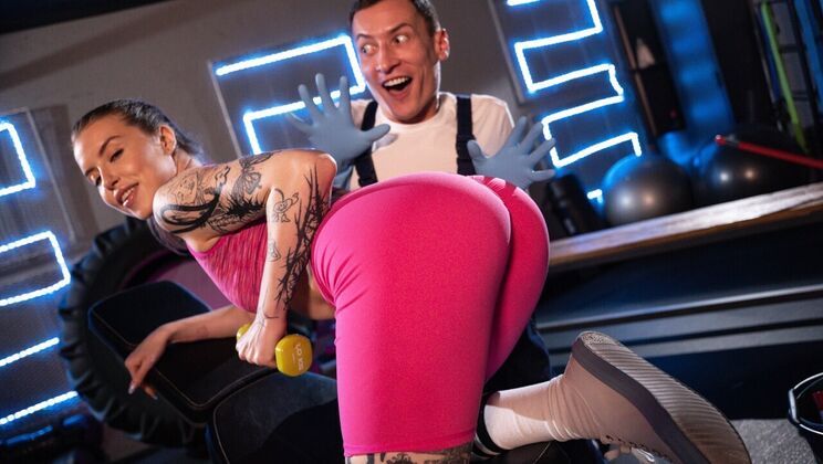 Charlie Dean's Anal Gym Session