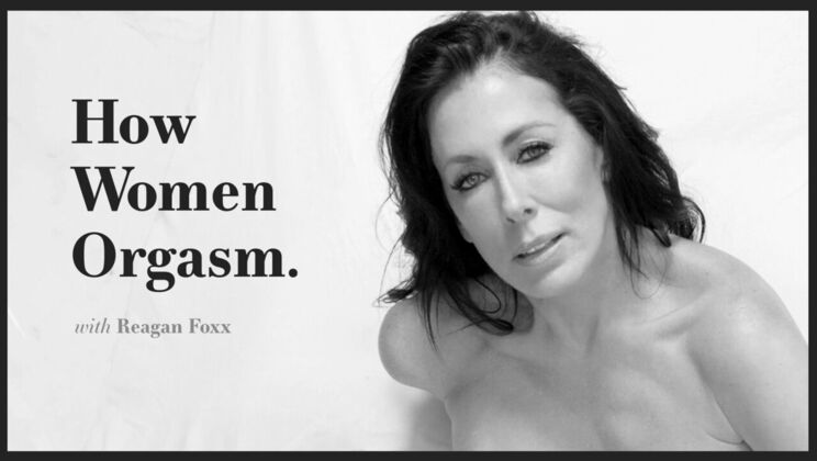 Reagan Foxx: Shaved, Brunette, and Getting Off with Toys