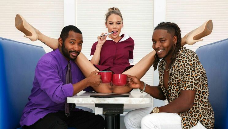 Black and Blonde Threesome with Tee Reel and Summer Vixen