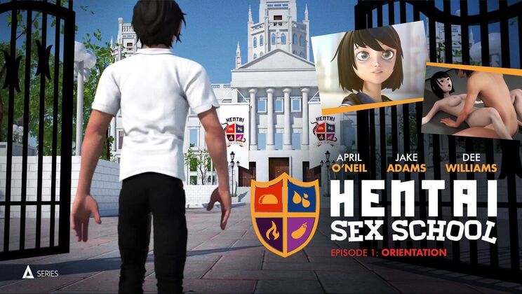 Hentai Sex School Orientation - Big Cock Blowjob