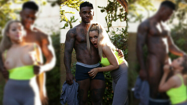 Blonde Babe Francesca Rossi Takes Calvin's Monster Cock